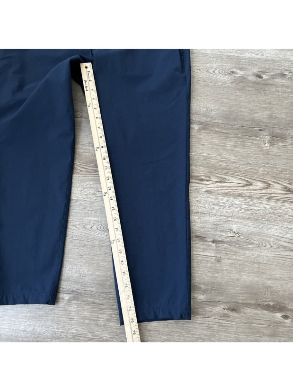 Lululemon Commission Slim Tapered Fit Pant Navy Mens Actual 32x26 - Picture 3 of 15